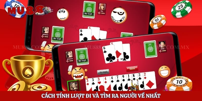 Cách tính lượt đi và tìm ra người về nhất