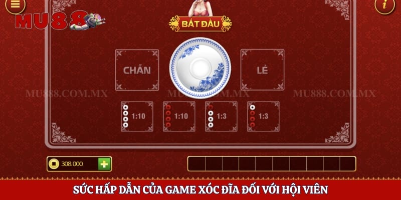 Xóc Đĩa Mu88 - Game Casino Uy Tín Với Tỷ Lệ Trả Thưởng Cao 2 Sức hấp dẫn của game xóc đĩa đối với hội viên